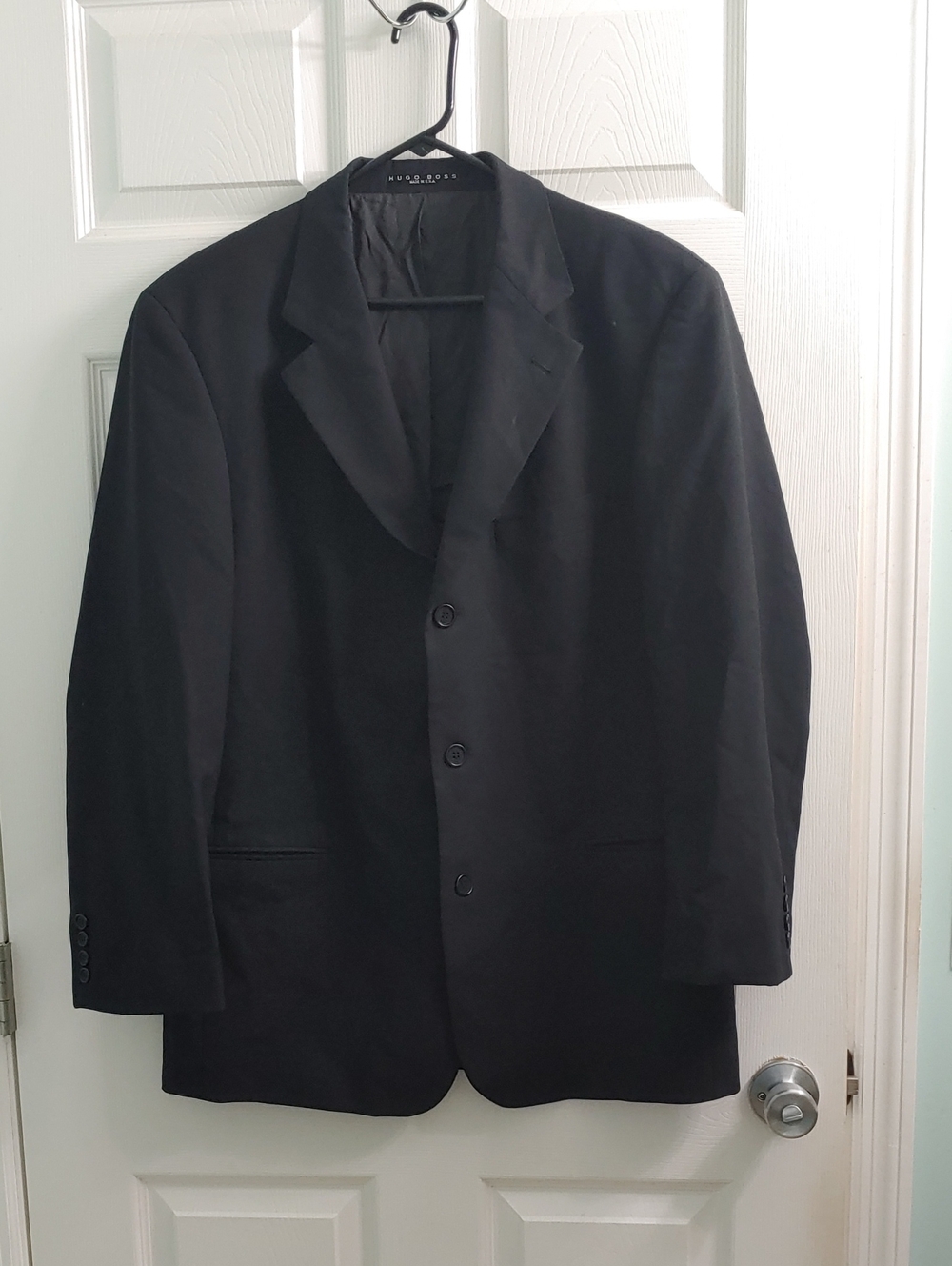 Hugo Boss Einstein Omega Blazer Men's 42R Black Sport Coat
